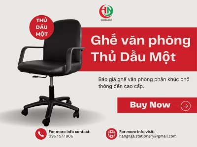 Báo giá ghế văn phòng Thủ Dầu Một: phân khúc phổ thông → cao cấp