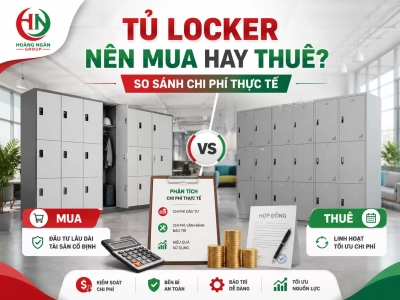 Tủ Locker Nên Mua Hay Thuê? So Sánh Chi Phí Thực Tế